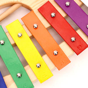 Plaque d'aluminium 8 tons Qin Orff Percussion Qin <span class=keywords><strong>Parent</strong></span>-enfant Aides pédagogiques Puzzle Percussion à la main Qin Vente en gros - Product Image 4