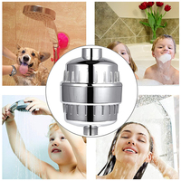 Filtre de Douche à Charbon Actif Ionique KDF à 15 Étapes, Cartouche Filtrante pour Pommeau de Douche - Vente Flash