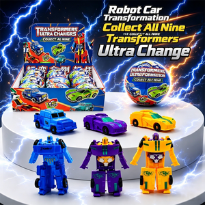 Caja Sorpresa de Huevo de Robot Coche Super Mutante Transformer Mecha, Juguete Coleccionable para Niños, Regalo de Cumpleaños, Venta al por Mayor, Recuerdo de Fiesta - Product Image 3