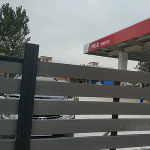 Clôture de jardin Wpc à installation rapide, pas de <span class=keywords><strong>fondation</strong></span> requise - Product Image 1