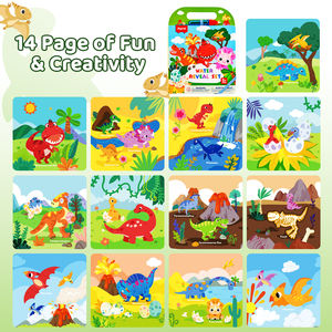 كتب تلوين سحرية مائية من جويكات، لوح رسم وكتاب تلوين بقلم مائي سحري للأطفال، ألعاب رسم رائجة - Product Image 6
