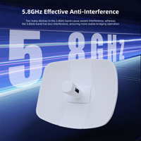Easyboost WB5830L 300M Pont sans fil sectoriel haute puissance longue portée IEEE 802.11a/n Niveau de protection IP65 Réseau extérieur