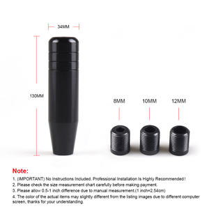 Levier de vitesses manuel universel 5/6 vitesses de 13 cm, en alliage d'aluminium, pommeau de vitesse pour modifier les voitures - Product Image 5