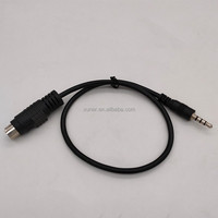 Mini-DIN 6-Pin Stecker auf 3,5mm Stereo-Audiokabel