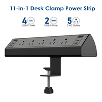 Meilleures ventes : Chargeur USB de table pour salle de conférence, multiprise de bureau encastrée, multiprise à pince de bureau