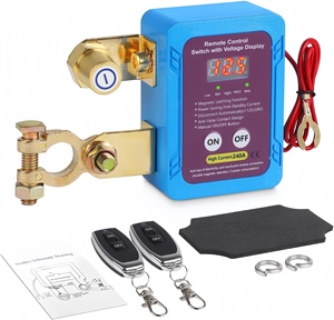 Interruttore Universale/12V 240A per Disconnessione Remota della Batteria, Spegnimento Automatico, Antifurto, Compatibile con Auto, Camion, Camper - Product Image 1