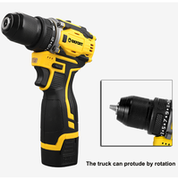 ROKFORT 2008 Perceuse électrique 16V Perceuse sans fil Tournevis électrique Tournevis électrique Batterie Lithium-Ion