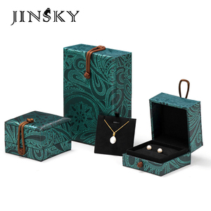Ancient Style Silk Jewelry Box Jade Bangle <b>Necklace</b> <b>Ring</b> Gift Packaging Storage Box For Jadeite Gem Jewelry Shop - Product Image 1