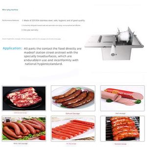 Machine à nouer les saucisses automatique haute performance, nouvelles fonctionnalités, type patty, fonctions de torsion et de nouage des saucisses de viande - Product Image 6