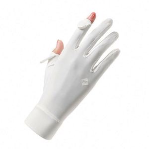 Women's Sunscreen <b>Gloves</b> Wholesale Anti-ultraviolet <b>Thin</b> Spring and Summer Anti-slip Breathable Touch Screen <b>Glove</b> - Product Image 2