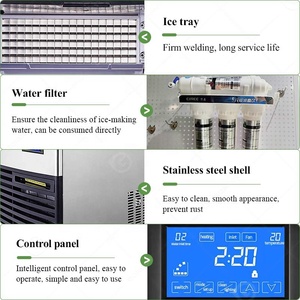 Máquina Comercial para Hacer Cubos de Hielo de 80 kg, 120 kg, 100 kg, 200 kg, 150 kg, 300 kg, 250 kg, 400 kg, 350 kg, 750 kg, 500 kg, 1000 kg, 800 kg, Producción Diaria - Product Image 6