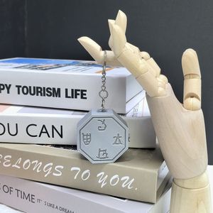 재키 찬의 모험 3D 인쇄 빛나는 호랑이 부적 열쇠 고리 12 조디악 부적 돌 애니메이션 열쇠 고리 장난감 - Product Image 6