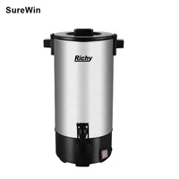 Percolateur à café commercial à 40 tasses, très vendu, pour usage domestique, cafetière électrique, urne