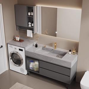 Gabinete Integrado Balcón Pizarra <span class=keywords><strong>Lavabo</strong></span> Baño Tocador <span class=keywords><strong>Lavabo</strong></span> <span class=keywords><strong>para</strong></span> Balcón Pequeño Espacio <span class=keywords><strong>para</strong></span> <span class=keywords><strong>Lavabo</strong></span> <span class=keywords><strong>Lavadora</strong></span> - Product Image 4