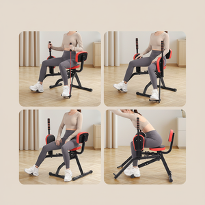 Máquina <span class=keywords><strong>de</strong></span> Empuje <span class=keywords><strong>de</strong></span> <span class=keywords><strong>Cadera</strong></span> Plegable <span class=keywords><strong>de</strong></span> Metal Lingxi, Equipo <span class=keywords><strong>de</strong></span> Gimnasio en Casa <span class=keywords><strong>para</strong></span> <span class=keywords><strong>Ejercicios</strong></span> <span class=keywords><strong>de</strong></span> Glúteos, Abductores y Estiramiento <span class=keywords><strong>de</strong></span> Piernas, <span class=keywords><strong>para</strong></span> Entrenamiento Unisex - Product Image 5