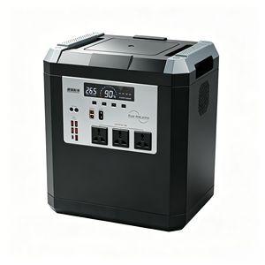 3000W Portable Solar Power Station with <b>UPS</b> Pure Sine Wave LiFePO4 <b>Battery</b> Solar Panels Car Charging Solar Generator Eco-flow - Product Image 1