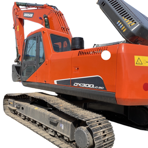 Excavadora de orugas Doosan DX300 usada original 30 toneladas a bajo precio venta stpock DX225 DX300 DX340 a bajo precio - Product Image 1
