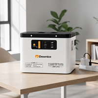Station d'alimentation portable Dawnice 2009.6Wh 1200W LiFePO4, charge AC 1200W, entrée solaire MPPT 600W, onde sinusoïdale pure pour utilisation en extérieur