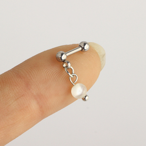 Pendiente de bola de acero inoxidable para hombre y mujer, 16G, tornillo trasero, hélice de nariz, cartílago de la oreja, Piercing pequeño - Product Image 6