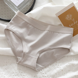 Đồ lót nữ hàng ngày chất lượng cao, thoải <span class=keywords><strong>m</strong></span>ái và thoáng khí - Đồ lót nữ <span class=keywords><strong>m</strong></span>àu trơn, lưng cao - Product Image 5