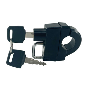 Cerradura de seguridad antirrobo para casco Motorola, 22-28mm, para manillar de motocicleta, bicicleta, vehículo eléctrico, con llaves y soporte de montaje - Product Image 4