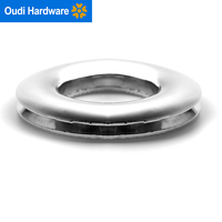 Anneaux de rideau en fer nickel et or rose, œillets à vis double face, œillets métalliques Oudi à vendre