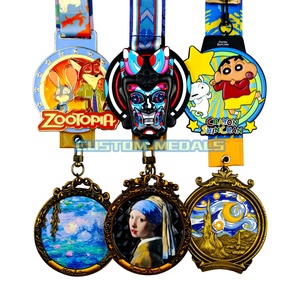 Médailles personnalisées pour les écoles, les entreprises et les événements sportifs, récompenses gravées personnalisées, conception gratuite, livraison rapide, commandes en gros, alliage de zinc, medalla - Product Image 2