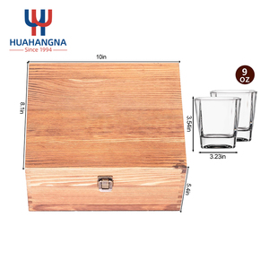 Verre à whisky carré moderne de 9 oz avec logo personnalisé et <span class=keywords><strong>jeu</strong></span> <span class=keywords><strong>d</strong></span>'échecs avec pierres à whisky dans une boîte en bois pour la fête des pères, cadeau <span class=keywords><strong>d</strong></span>'anniversaire pour homme - Product Image 3
