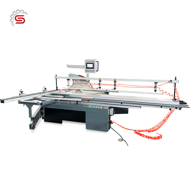 STEELER Heavy Duty CNC Woodworking Panel Saw High Precision 45 Degree Automatic Plywood Production Machine 1200mm Max Bearing