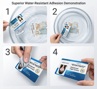 Imprimante de cartes PVC double face pour cartes d'identité, cartes de visite et permis de conduire, idéale pour l'impression de cartes d'employés