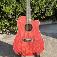 Aiersi Brand Custom Cutaway 41 Inch Laminated Alder Top Acoustic Guitar for Guitarist OEM ODM Musical Instrument
