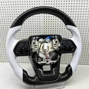 Volante Universal Completo para Toyota Corolla Camry Land 79 LC100 LC79 LC80 76 LC71 LC70, Volante <span class=keywords><strong>de</strong></span> Cuero Blanco para Automóvil - Product Image 3