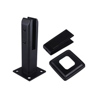 Accessoires de fixation pour garde-corps en verre, support de sol, pince à verre en acier inoxydable 304 316