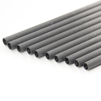 Flèches d'entraînement en carbone, flèches noires, 6,2 mm, flèches en carbone pur pour le tir