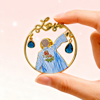 Épinglette en métal émaillé de qualité supérieure 2026, motif sirène mignonne de dessin animé, princesse sous-marine avec coquillage, épinglette de revers
