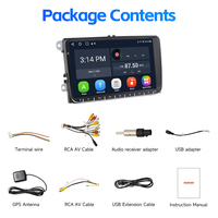 Autoradio Android 2 DIN Autoradio Modèle DSP GPS Stéréo Vidéo Pour Volkswagen 2 + 32G Lecteur DVD de voiture POLO/VW/Tiguan/Passat