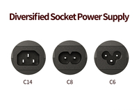 Adaptateur secteur AC/DC 12V 5A compatible avec différentes prises, transformateur de charge pour bande LED et caméra CCTV