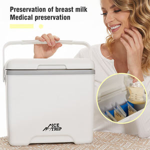 Boîte isolée boîte réfrigérée en plein air camping voiture seau à glace glace froide boîte glacière frais portable petit réfrigérateur - Product Image 6