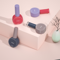 Vente en gros de flacons de vernis à ongles personnalisés de 14 ml, emballage en verre vide pour le vernis gel et le dissolvant