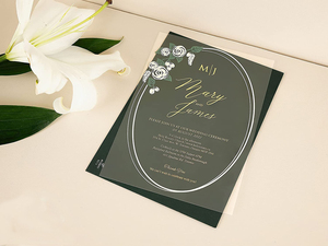<span class=keywords><strong>Carte</strong></span> dinvitation mariage décoration enveloppe sceau autocollant or pour <span class=keywords><strong>carte</strong></span> de mariage acrylique invitation - Product Image 2