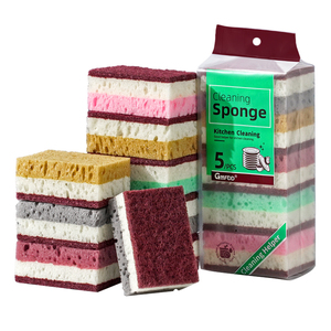 Éponge à récurer robuste à forte capacité de moussage, éponge de nettoyage à trois couches épaissie, fabrication pour éponges et tampons à récurer - Product Image 3