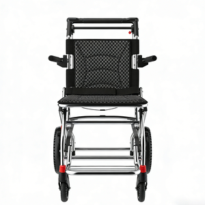 Silla de Ruedas Manual Compacta con Diseño de Carro, Ligera y Fácil de Transportar en Avión - Product Image 3