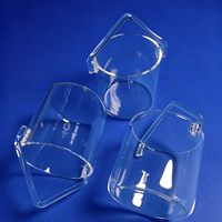 Le fabricant personnalise directement les béchers en quartz. La personnalisation peut être réalisée sur base de dessins ou d'échantillons.