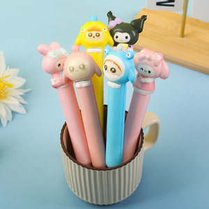 Cute Cartoon QQ Ballpoint <strong>Pen</strong> 0.5mm Writing Width Plastic Stress Relief <strong>Q</strong>-Bomb Gel <strong>Pen</strong> Neutral Vent Children's Toy - Product Image 1