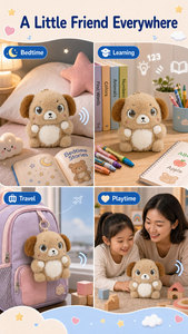 Juguete de Peluche Inteligente Premium con Reconocimiento de Voz y Soporte Multilingüe - Product Image 4
