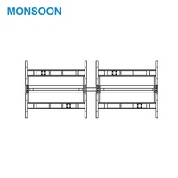 Système de banc double en aluminium moderne professionnel, hauteur réglable, base de bureau électrique assis-debout, cadre de bureau debout, élévateur