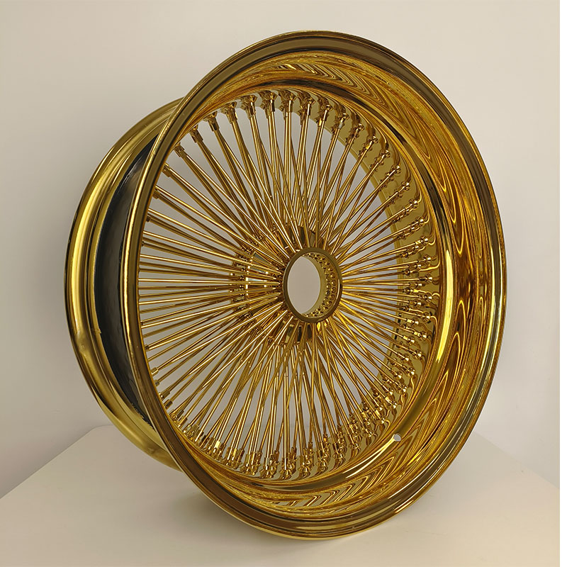 all gold wire wheels 22 inch