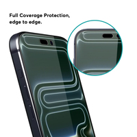 Protection d'écran pour téléphone portable Plus One, verre trempé anti-lumière bleue, accessoires pour iPhone 17 16 15 14 13 12 Pro Max