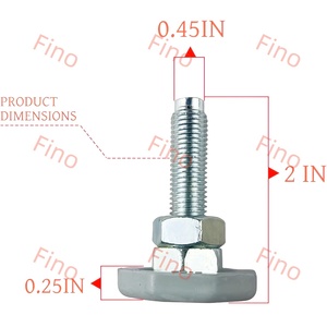 Piedini <span class=keywords><strong>Antivibrazione</strong></span> Universali in Metallo Durevole con Viti per <span class=keywords><strong>Lavatrice</strong></span>, Lavastoviglie, Asciugatrice ed Elettrodomestici - Product Image 2