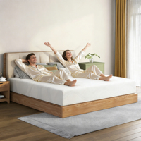 [Stock US] Matelas en mousse à mémoire de forme de 14 pouces avec gel rafraîchissant au thé vert, expédition rapide depuis l'entrepôt américain, dropshipping acceptable